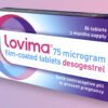 Lovima 75mcg Tablets